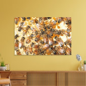 ビー保ズアットアロズハニーファーム キャンバスプリント (インサイチュ (リビング))