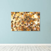 ビー保ズアットアロズハニーファーム キャンバスプリント (インサイチュ (ウッドフロア))