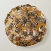 ビー保ズアットアロズハニーファーム ラウンドクッション (裏面)