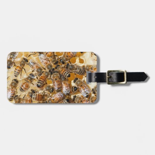 ビー保ズアットアロズハニーファーム ラゲッジタグ (正面横)