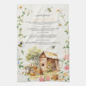 ビー保ズ |ファームモ素朴ノグラム キッチンタオル (縦)