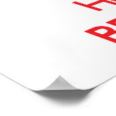 ビー保チの飼い主を抱きしめて穏やかに ポスター (角)