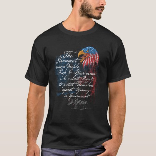 ビー保ム・アームズ・ジェファーソン愛国戦車 Tシャツ (正面)