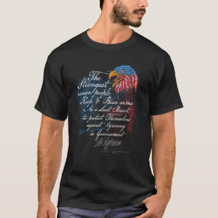 ビー保ム・アームズ・ジェファーソン愛国戦車 Tシャツ