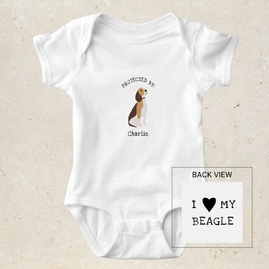 ビー保護グル犬のシャツ ベビーボディスーツ