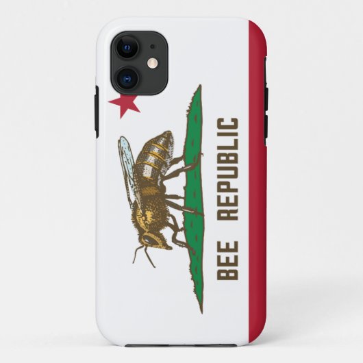 ビー共和国国旗 Case-Mate iPhoneケース (裏面)