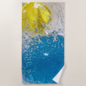 ビー凍っていブル ビーチタオル (正面)