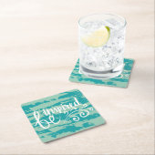 ビー刺激を受けた スクエアペーパーコースター (インサイチュ)