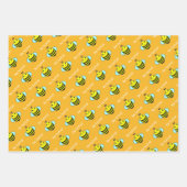 ビー前向き!! ラッピングペーパーシート (正面3)