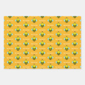 ビー前向き!! ラッピングペーパーシート (正面2)