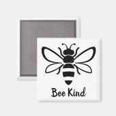 ビー図解入りの、写真付きのビー マグネット (正面/裏面)