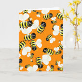 ビー壁紙 カード (黄色い花)