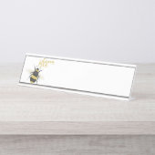 ビー女王 デスクネームプレート (正面)