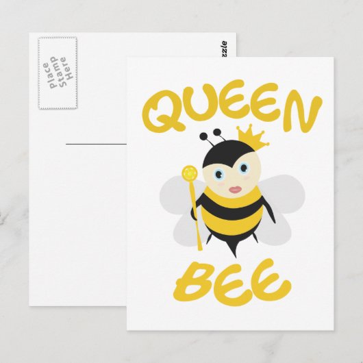 ビー女王 ポストカード (正面/裏面)