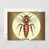 ビー女王 ポストカード (正面/裏面)