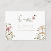 ビー山花おむつラッフルベビーシャワー エンクロージャーカード (正面)