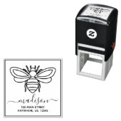 ビー差出人住所自己インクスタンプ セルフインキングスタンプ (インサイチュ)