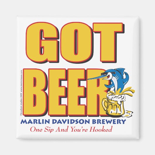 ビー得ル熱狂する マグネット (正面)