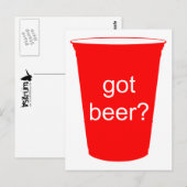 ビー得ル？ ポストカード (正面/裏面)