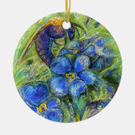 ビー忘れとミーでない花 セラミックオーナメント (正面)