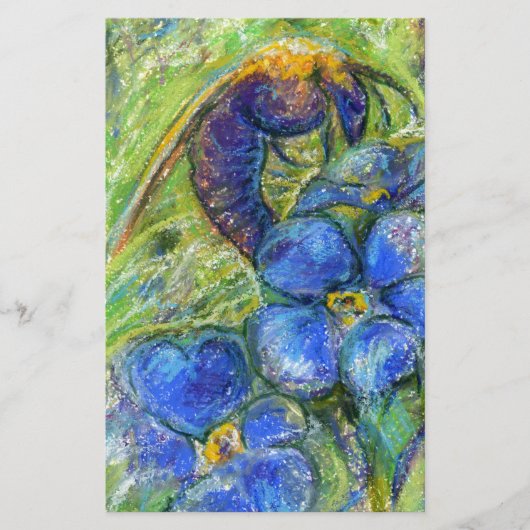 ビー忘れとミーでない花 便箋 (正面)