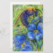 ビー忘れとミーでない花 便箋 (正面/裏面)