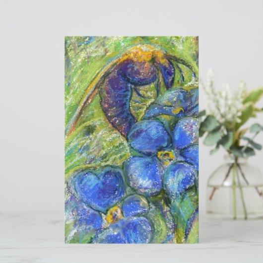 ビー忘れとミーでない花 便箋 (スタンド正面)