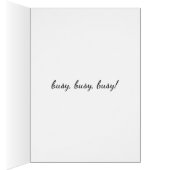 ビー忙しカード (内側 (右))