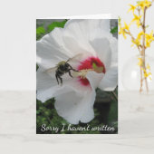 ビー忙しカード カード (黄色い花)