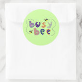 ビー忙しシール ラウンドシール (バッグ)