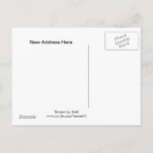 ビー忙しズ引っ越しました 案内ポストカード (裏面)