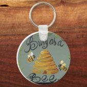 ビー忙しチとして キーホルダー (正面)