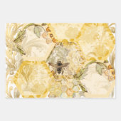 ビー忙しツ包装紙フラットシートセット3 ラッピングペーパーシート (正面3)