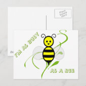 ビー忙しトのように ポストカード (正面/裏面)