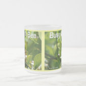 ビー忙しト – すり付きマグカップ フロストグラスマグカップ (中央)