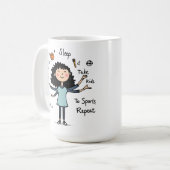 ビー忙しブリューマグ コーヒーマグカップ (正面左)