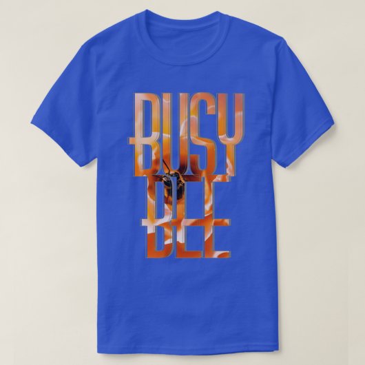 ビー忙しー Tシャツ (デザイン正面)