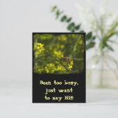 ビー忙し忙しー ポストカード (スタンド正面)