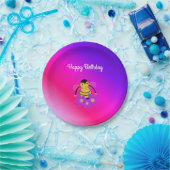 ビー忙し誕生日 ペーパープレート (パーティー)