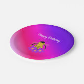 ビー忙し誕生日 ペーパープレート (アングル)