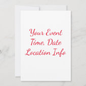 ビー怒サンダー_コーブ 招待状 (裏面)