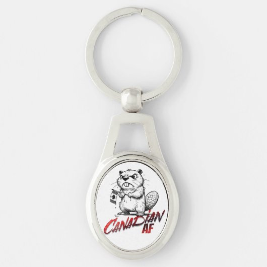 ビー怒バーカナダAF キーホルダー (正面)
