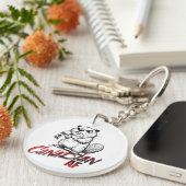 ビー怒バーカナダAF キーホルダー (正面右)