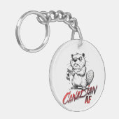 ビー怒バーカナダAF キーホルダー (正面左)