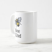 ビー感動的親切 コーヒーマグカップ (正面左)