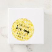 ビー感謝していテーマBee-ing Here Yellow and Black フェイバータグ (インサイチュ)