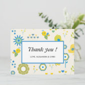 ビー感謝していビービー・シャワー サンキューカード (スタンド正面)