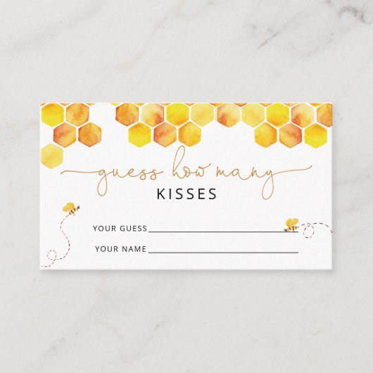 ビー推測キスブライダルゲーム エンクロージャーカード (正面)