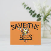 ビー救ズキュートな養蜂家のスイートビーの芸術 ポストカード (スタンド正面)