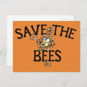 ビー救ズキュートな養蜂家のスイートビーの芸術 ポストカード (正面/裏面)